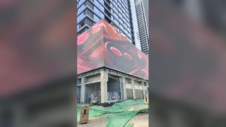 P6 আউটডোর LED ডিসপ্লে স্টেডিয়াম জলরোধী IP65