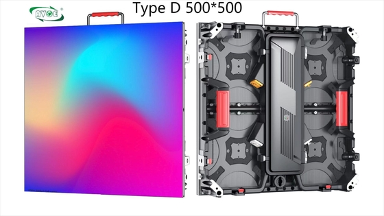Type D P2.6 Stage Rental LED Display Pixel Protection Cabinet 500x500mm