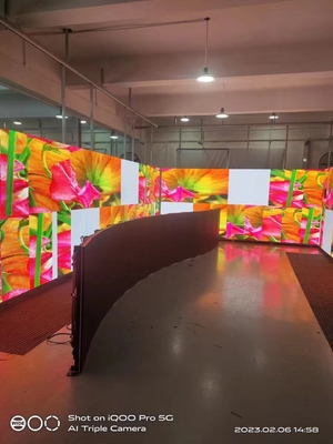 3.91mm 4K Outdoor Rental LED Display Curve Cabinet 500x500 500x1000mm
