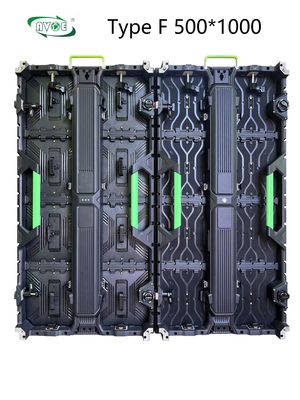 Type F P3.91 4K 3840Hz Indoor Rental LED Panel 500x1000mm Curve Cabinet