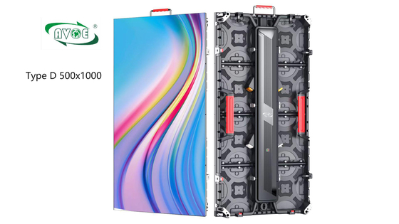 Type D P2.976 Outdoor Rental LED Screen 4500nits Refresh Rate 3840Hz 4K Corner Protector
