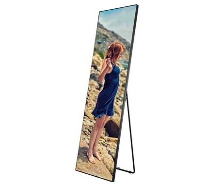 HD Indoor Advertising P3mm Poster LED Display / Electronic Poster LED Screen 576*1920mm