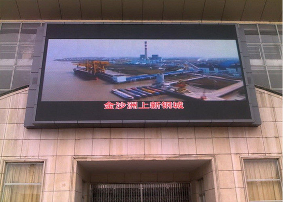 P10mm Full Color Outdoor Fixed LED Display for advertising Energy saving design