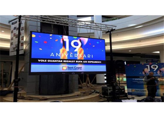 HD 4K LED Digital Advertising Display P2.976 Rental LED Display screen 3840Hz Slim Robust Structure