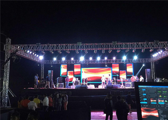 Energy Saving P6.67 Stage Rental LED Display 640*640mm Cabinet For TV Shows Front & Rear Mainterance