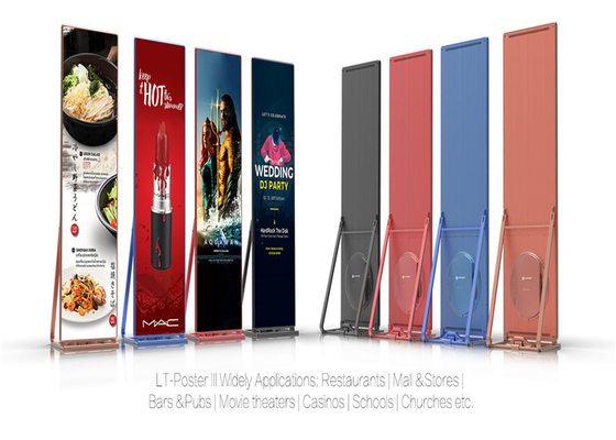 P2.5 Indoor LED Poster Display For Stores Airports Exhibitions Hotels Shopping Malls