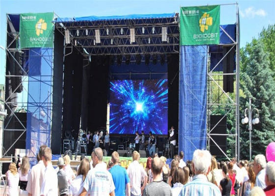 Die-casting aluminum cabinet P3.91 Outdoor Full Color Led Display , Waterproof IP65 LED Screens For Events