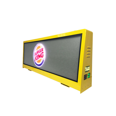 80W P4 SMD1921 Taxi Top LED Screen 5000nit 1000x360mm