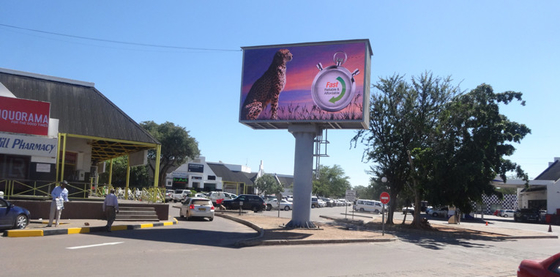 Magnesium Alloy Cabinet 1R1G1B P10 Outdoor LED Advertising Screen 1/4 Scan Brightness 7000mcd outdoor LED Display