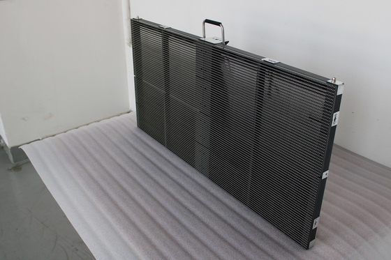 High Brightness 5000nits Transparent mesh LED Display Waterproof IP65