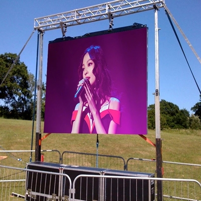 SMD2121 P3.91 AVOE LED Screen Moveable Rental LED Display Novastar Cards