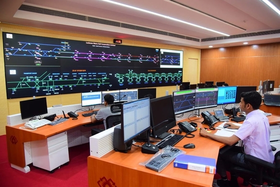 RoHS Indoor Full Color Led Display Screen P1.5 LED Wall For Command Center