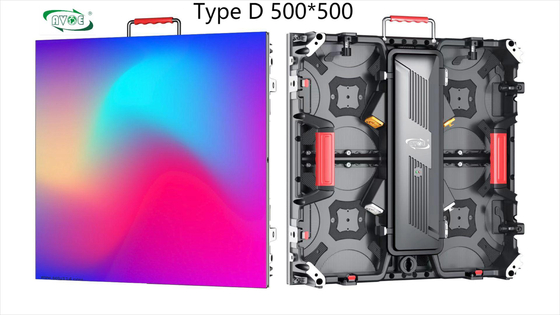 Type D P2.976 Outdoor Rental LED Screen 4500nits Refresh Rate 3840Hz 4K Corner Protector