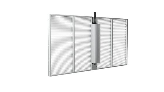 SMD1921 P7.82 স্বচ্ছ LED ডিসপ্লে 5000nits 500*1000mm ক্যাবিনেট