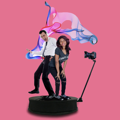240fps 115cm 360 Degree Photo Booth DSLR Camera For Events Weddings