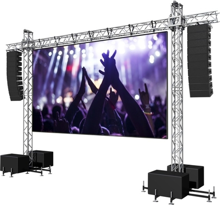 P3.91 P4.81 200W LED Stage Screen Rental 500X1000mm Cabinets